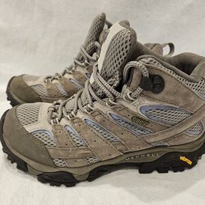 Merrell Moab 2 Mid Waterproof Shoes Womens Size 8 Hiking Boots Vibram J06072